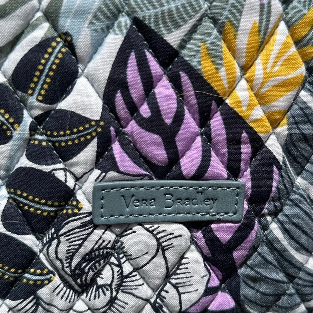 Vera Bradley Small Backpack Quilted Cotton Palm Floral NWT